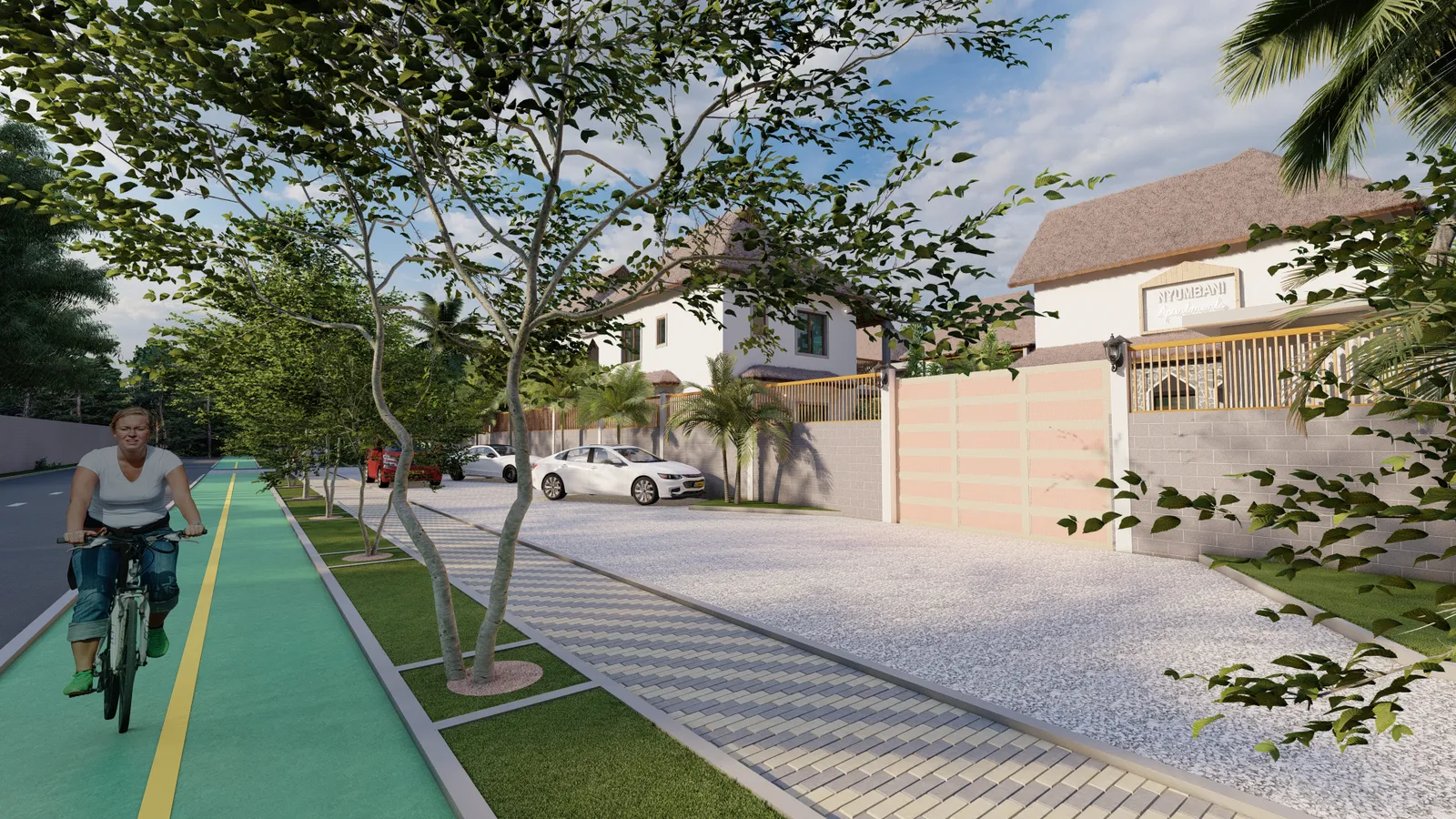 Villa Kiwengwa render 3
